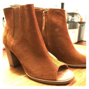 Toms Open Toe Booties